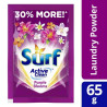Surf Powder Detergent Purple Blooms 65G Sachet